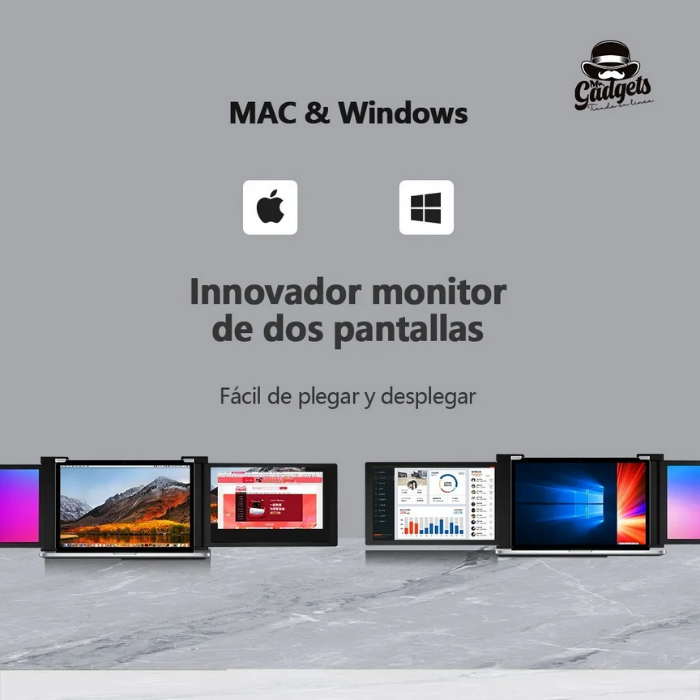 Doble Monitor Portátil 11.9"
