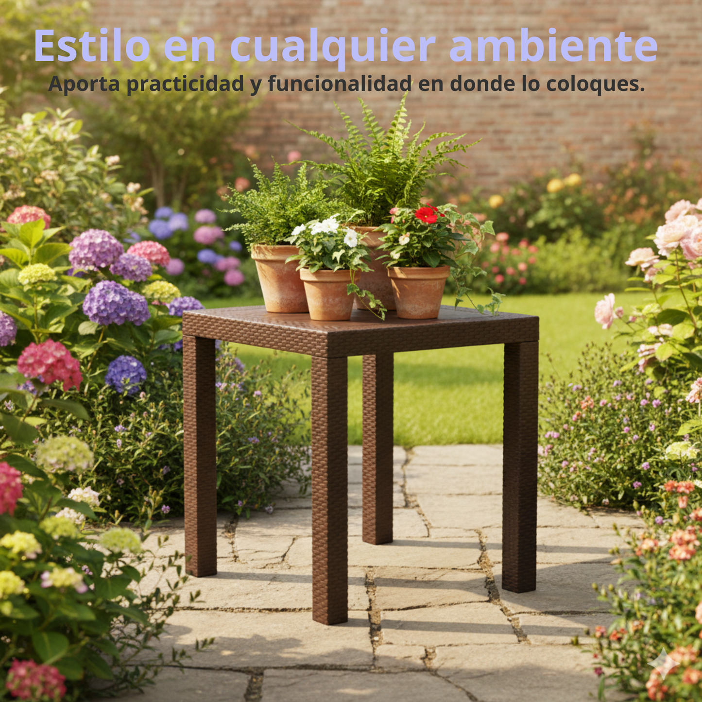 Mesa Estilo Ratán
