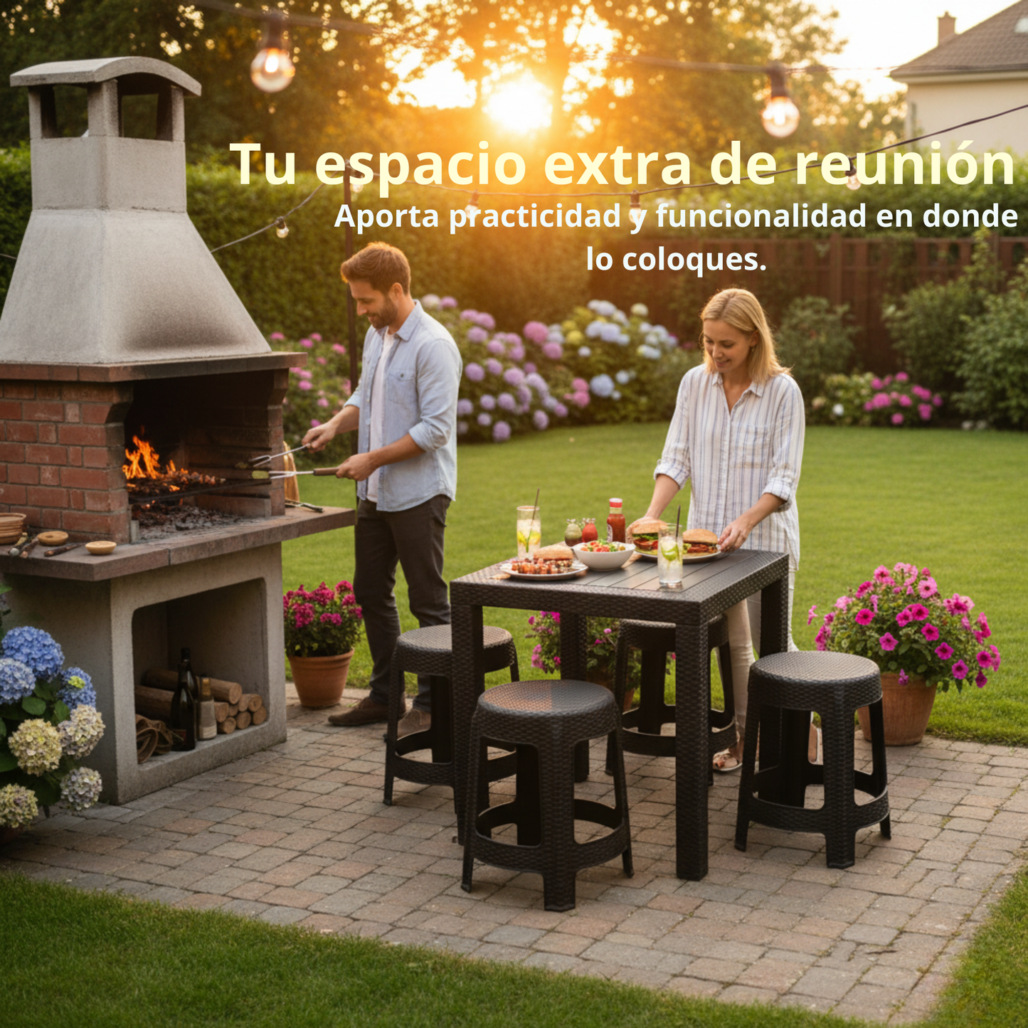 Mesa Estilo Ratán