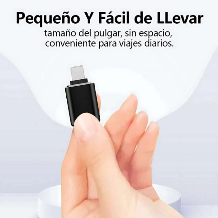 Adaptador OTG para iPhone (Lightning) a USB 3.0