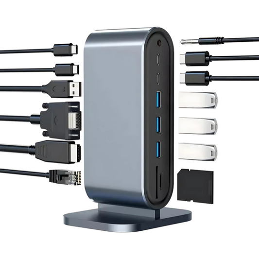 HUB Adaptador 12 en 1 Multipuertos