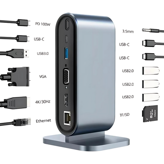 HUB Adaptador 12 en 1 Multipuertos