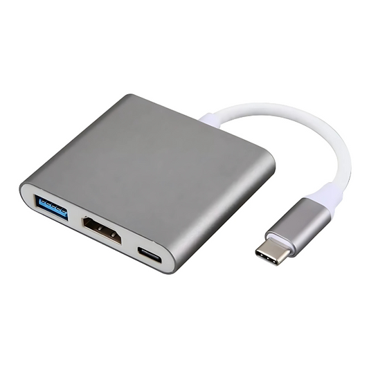 HUB Adaptador USB-C 3 en 1