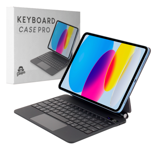 Keyboard Case Pro Magnético para iPad con Touchpad -  Tu iPad como Laptop