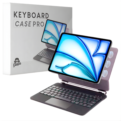 Keyboard Case Pro Magnético para iPad con Touchpad -  Tu iPad como Laptop