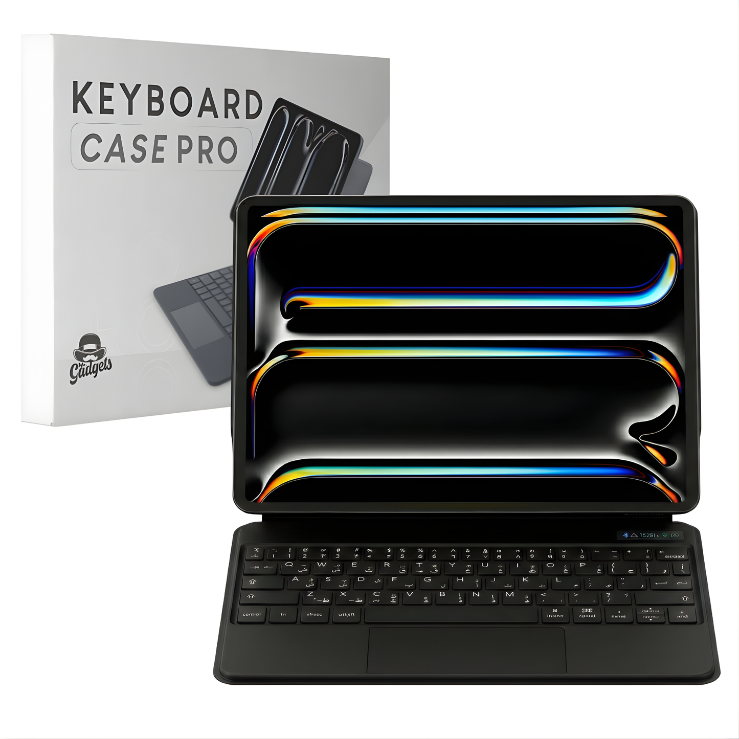 Keyboard Case Pro Magnético para iPad con Touchpad -  Tu iPad como Laptop