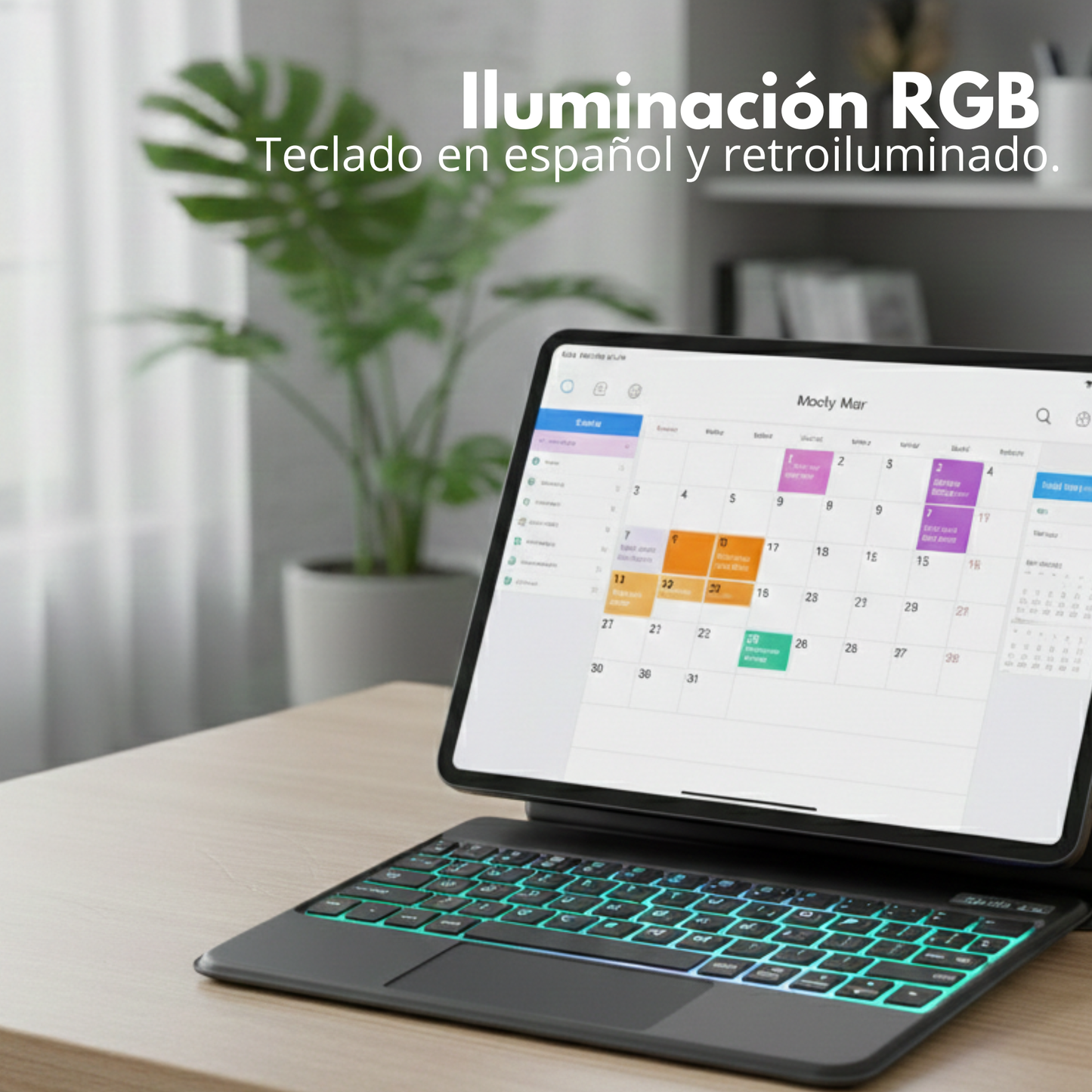 Keyboard Case Pro Magnético para iPad con Touchpad -  Tu iPad como Laptop