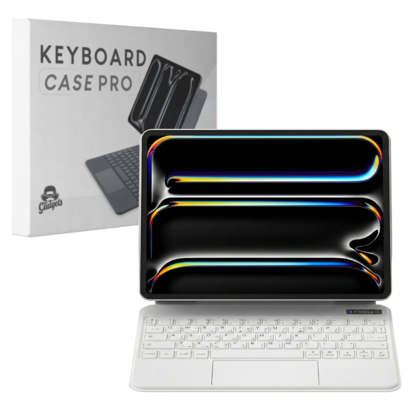 Keyboard Case Pro Magnético para iPad con Touchpad -  Tu iPad como Laptop
