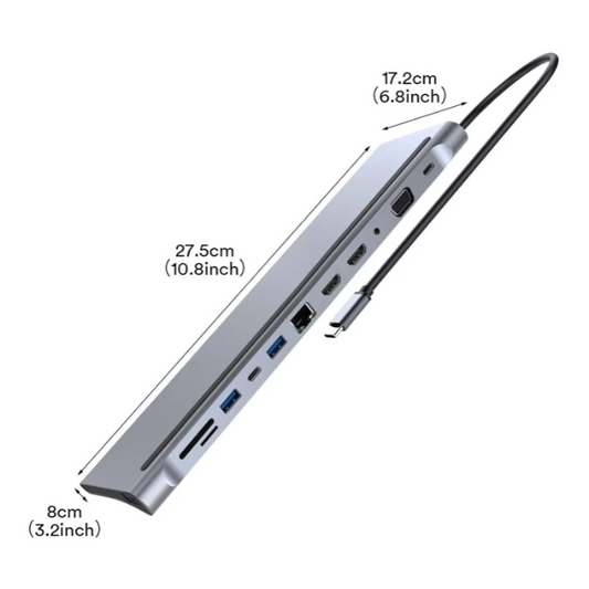 HUB Adaptador USB-C 12 en 1