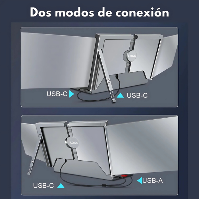 Doble Monitor Portátil 15"
