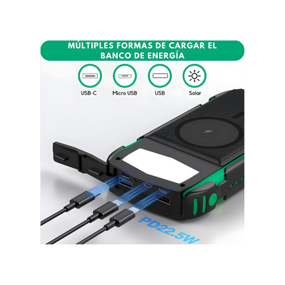 Power Bank Blast Pro 2.0 Portátil 20,000mAh Carga Inalámbrica