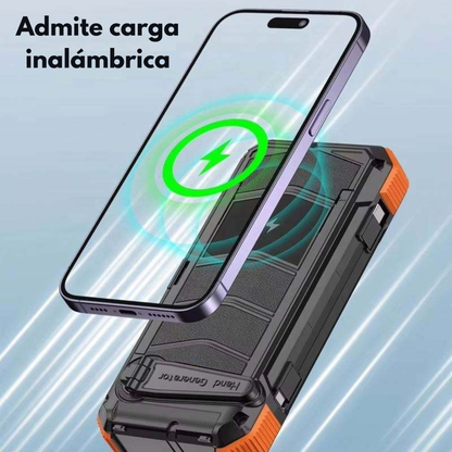 Power Bank Solar 20,000mAh Portátil Uso Rudo