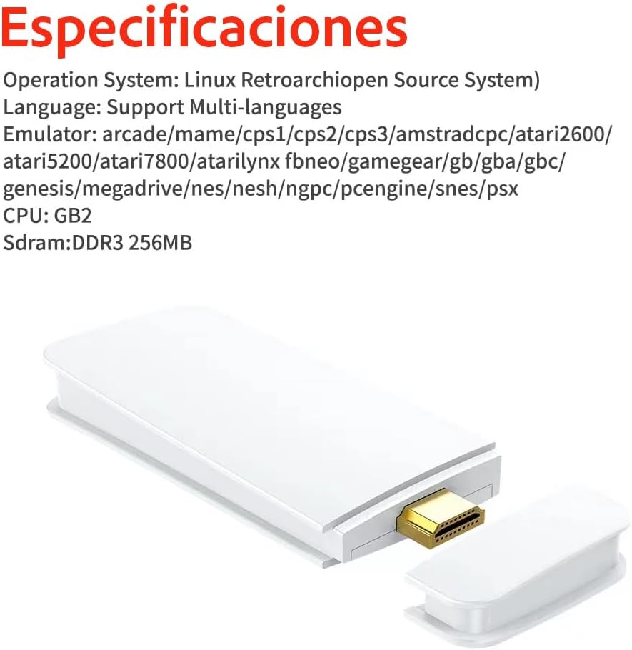 Consola Gamestick M15 Pro EmuELEC