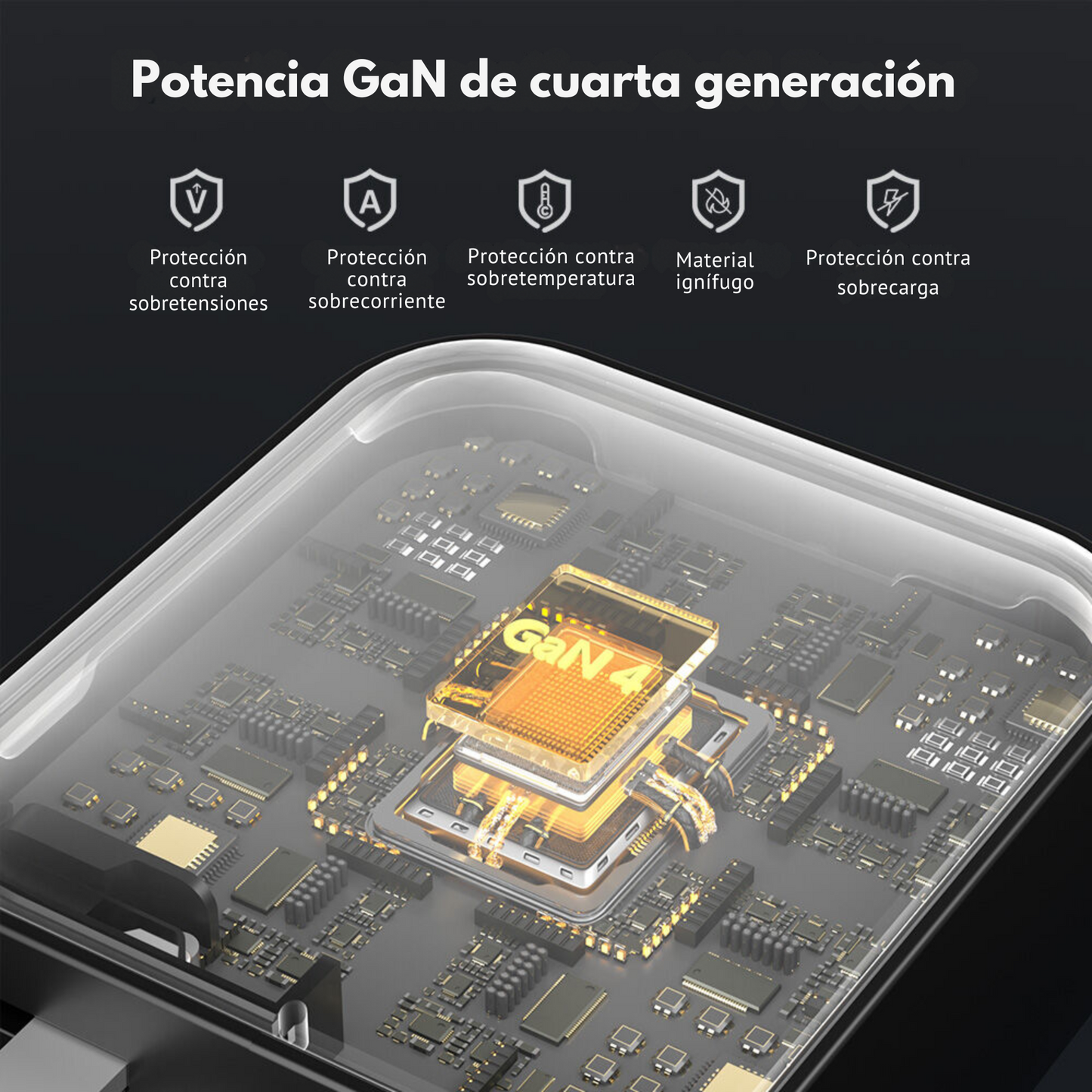 Adaptador de Corriente 48W Carga Rápida