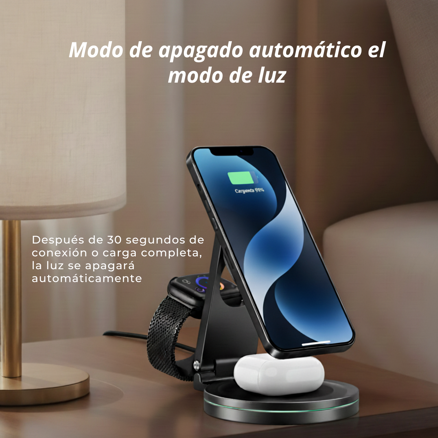 Pack MagSpin Carga Inalámbrica 3 en 1 + Protección Completa iPhone