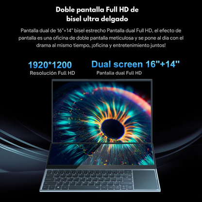 Laptop Pantalla Dual Touch 16" 32GB