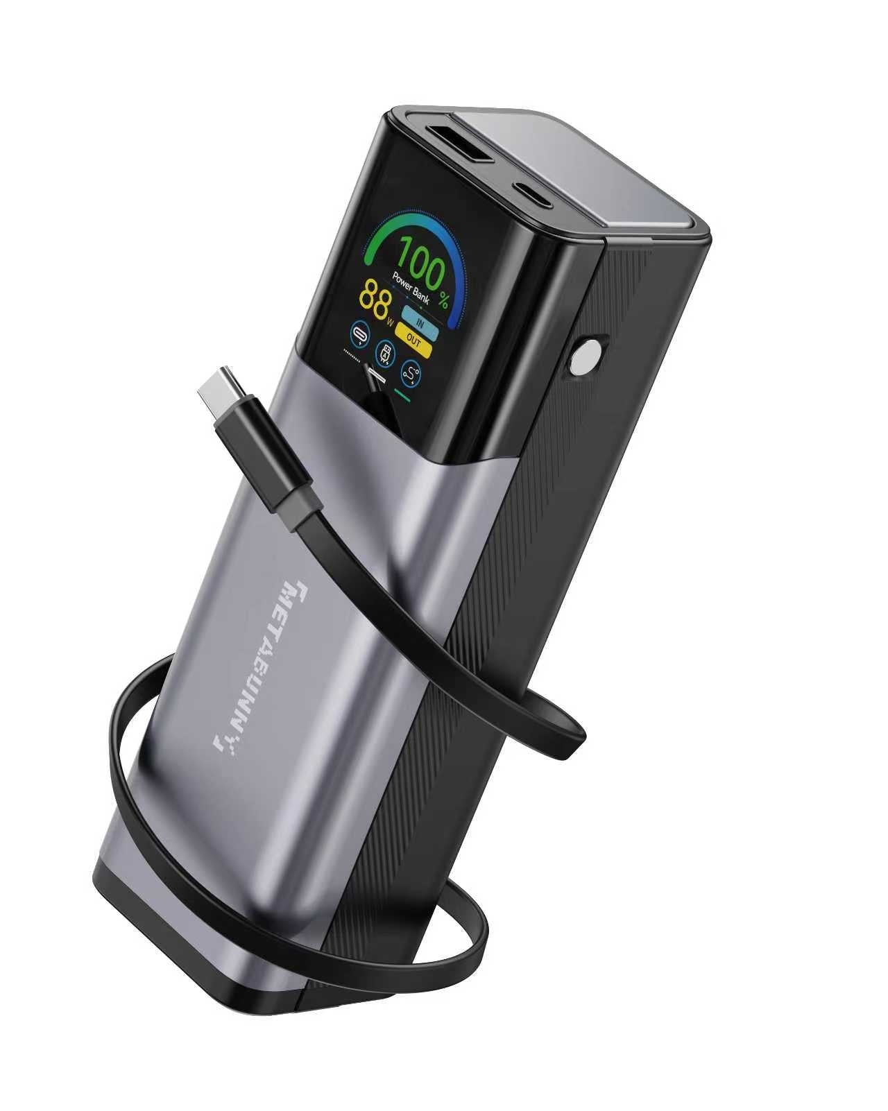 Power Bank Alta Potencia 27,000mAh 140W Ultra | Carga 3 Dispositivos a la Vez