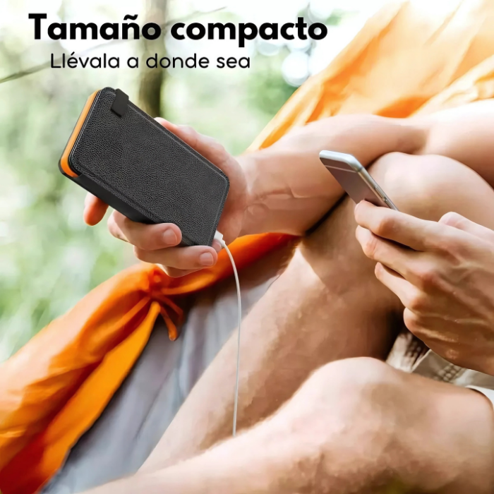 Power Bank Solar Nova Charger Plus 20,000mAh Con 4 Paneles