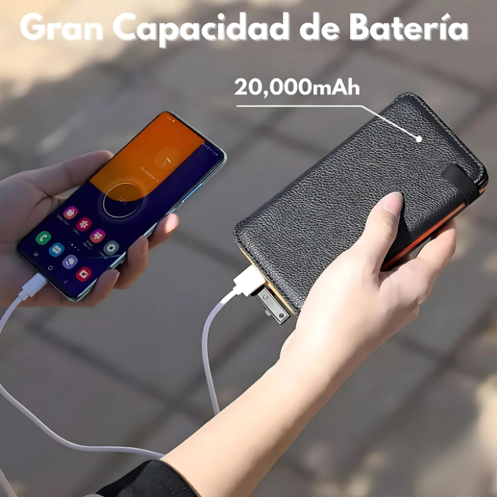 Power Bank Solar Nova Charger Plus 20,000mAh Con 4 Paneles