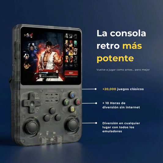 Consola Retro Portátil R36S – Revive los Juegos de tu Infancia