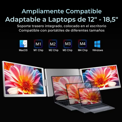 Doble Monitor Portátil 16" para Laptop