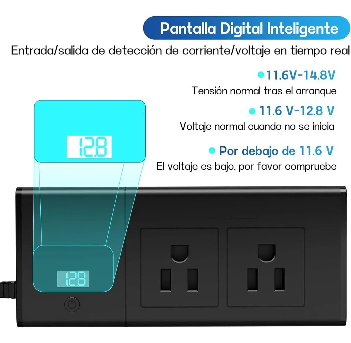 Enchufe Toma Corriente para Coche 200W