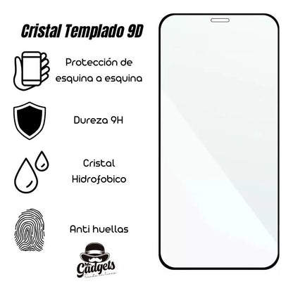Mica de Pantalla Cristal Dureza 9D para iPhone
