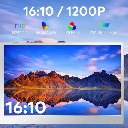 Doble Monitor Portátil 16" para Laptop