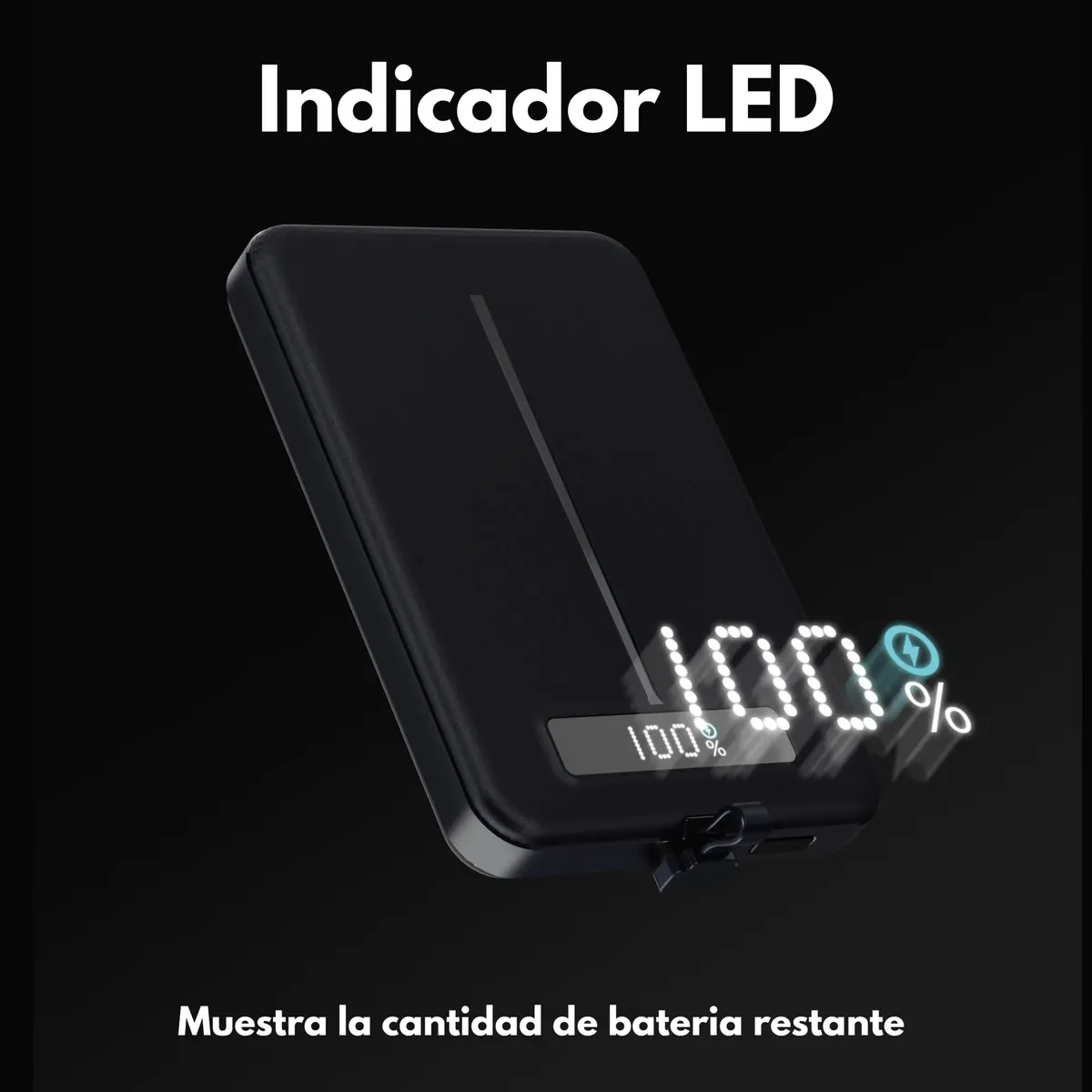 Power Bank 10,000mAh 45W Carga por Cable