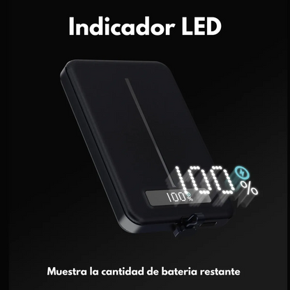 Power Bank 10,000mAh 45W Carga por Cable