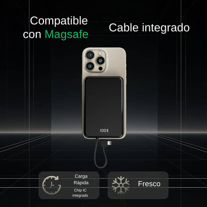 Power Bank Magnética 10,000mAh para iPhone