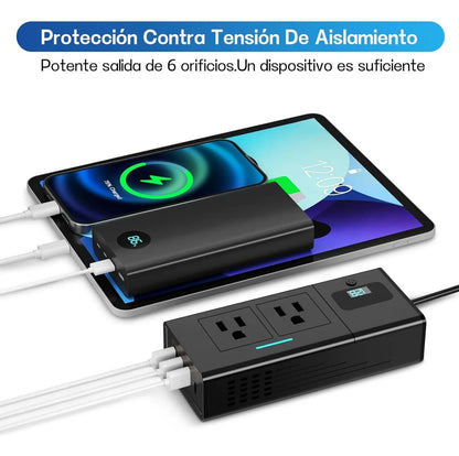Enchufe Toma Corriente para Coche 200W