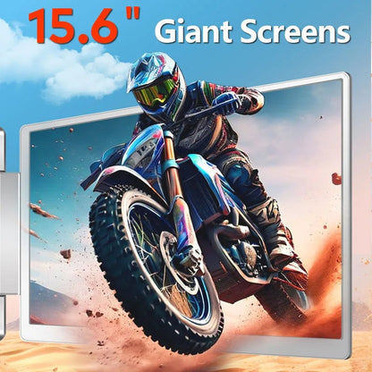 Doble Monitor 15.6" Giratorio 360°