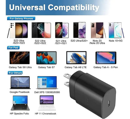 Adaptador 25W + Cable USB-C