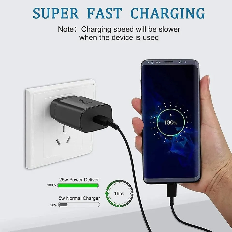 Adaptador 25W + Cable USB-C