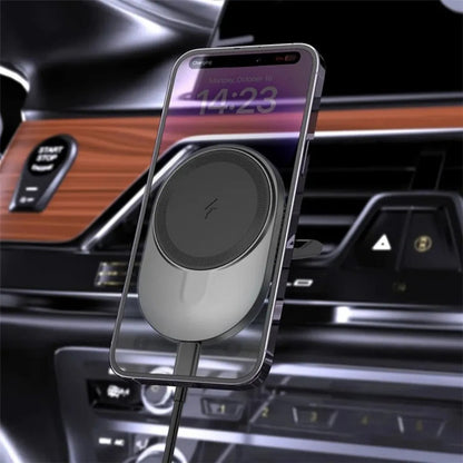 Soporte Magnético 15W Con Carga Inalámbrica Para Auto