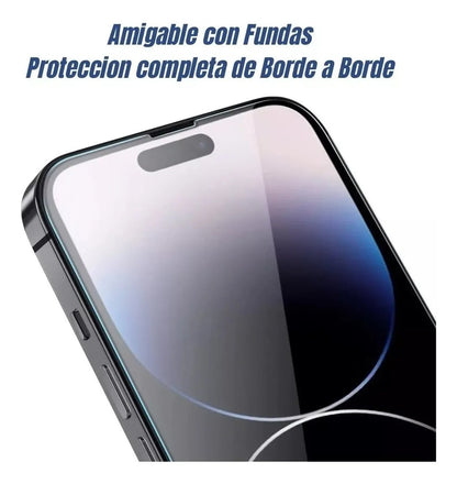 Mica de Pantalla Cristal Dureza 9D para iPhone