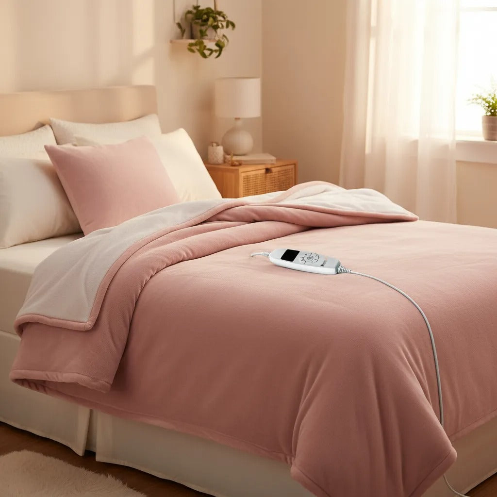 Cobija Eléctrica 152x177cm con 10 Niveles de Calor