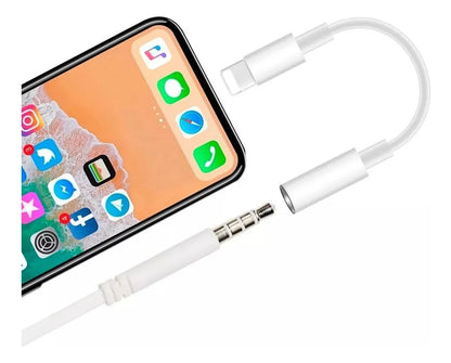 Cable Adaptador Lightning a Jack 3.5mm Para iPhone