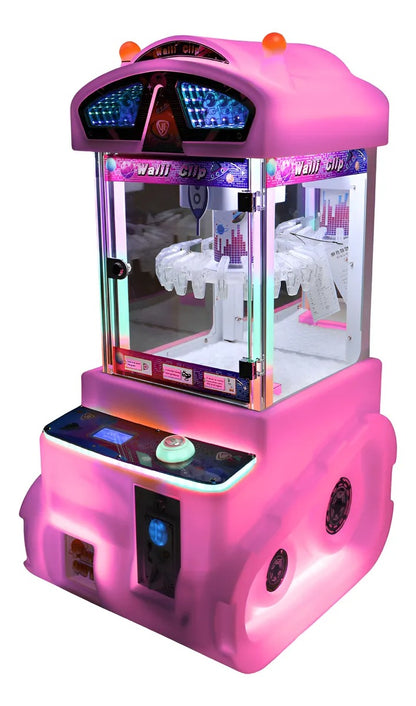 Maquina Garra Caza Peluches Mini Walli 3d Negocio Juego Grua