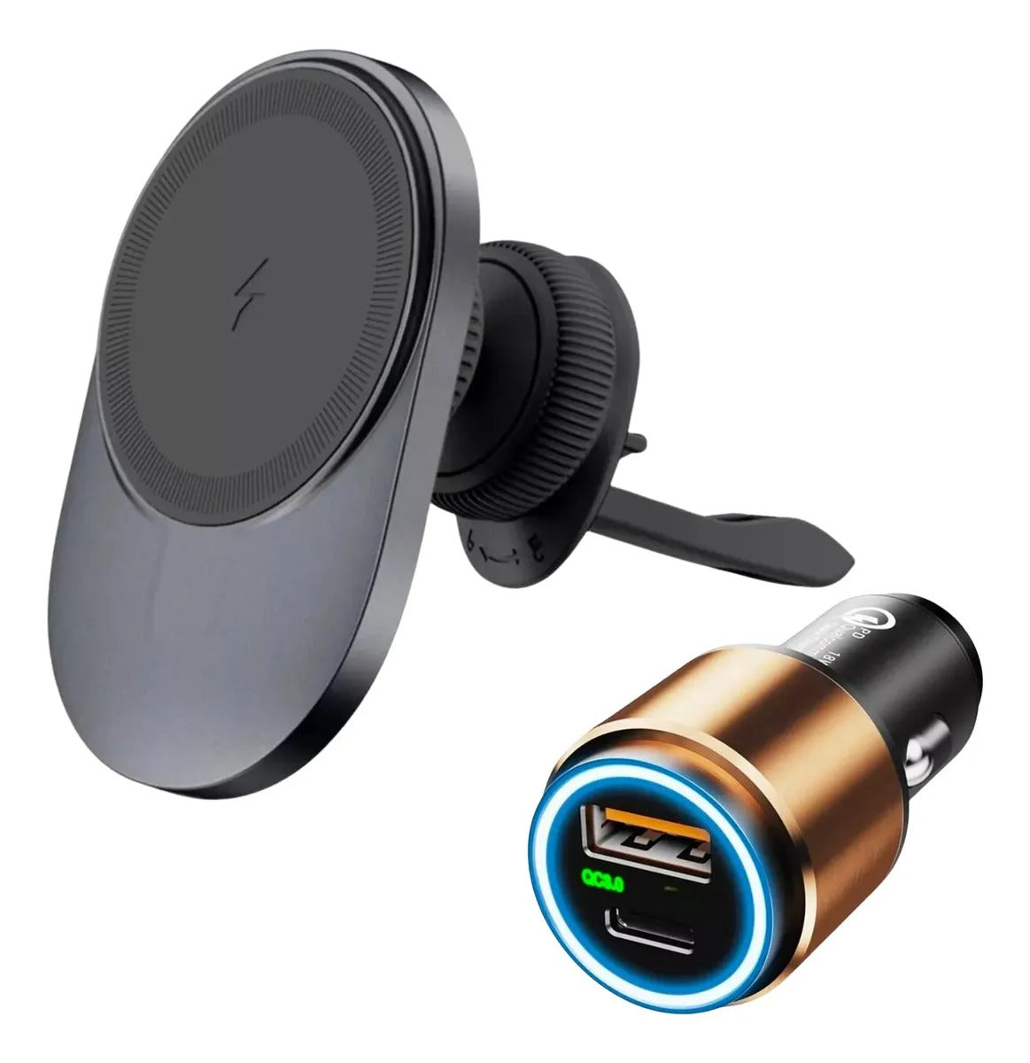 Soporte para Auto Inalámbrico + Cargador 20W