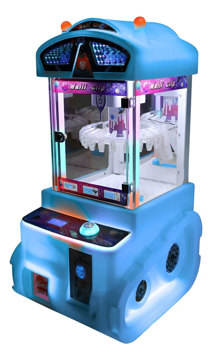 Maquina Garra Caza Peluches Mini Walli 3d Negocio Juego Grua