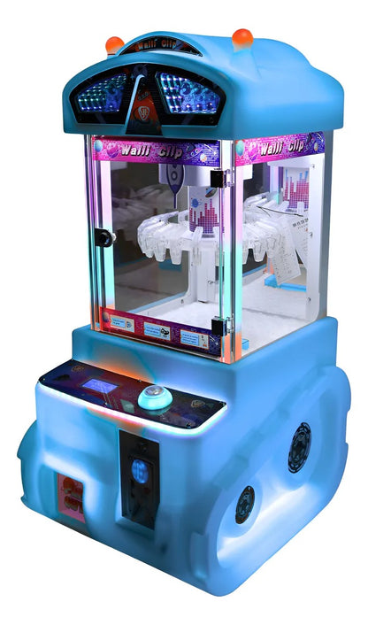 Maquina Garra Caza Peluches Mini Walli 3d Negocio Juego Grua