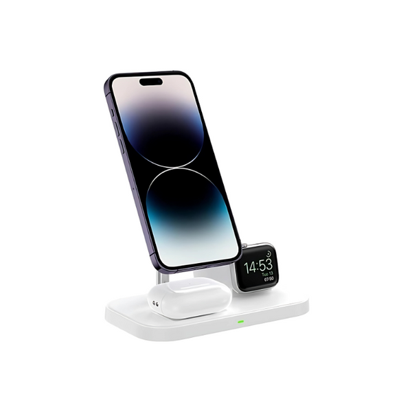 Base De Carga Magnética Inalámbrica 3 En 1 Para iPhone