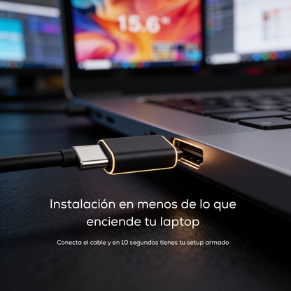 Doble Monitor S9H Desmontable 15.6