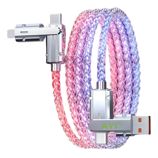 Cable USB-C 4 en 1 RGB