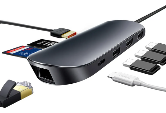 Adaptador de HUB 8 en 1 USB-C