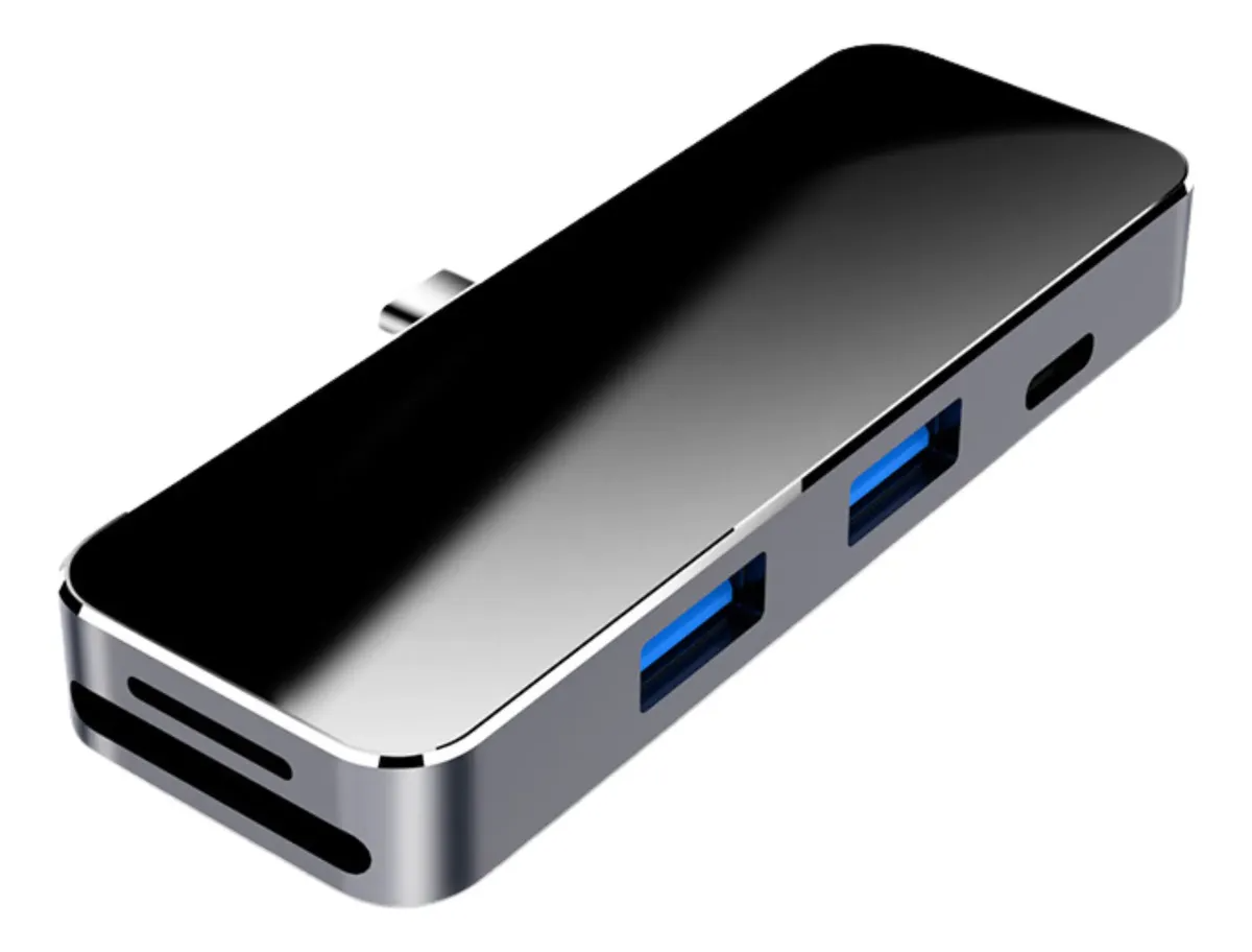 HUB 6 en 1 USB-C Metálico