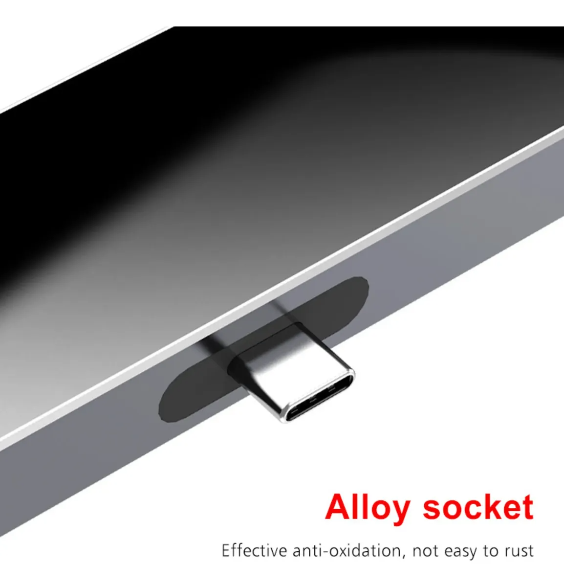 HUB 6 en 1 USB-C Metálico