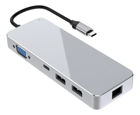 HUB 10 en 1 USB-C Metálico